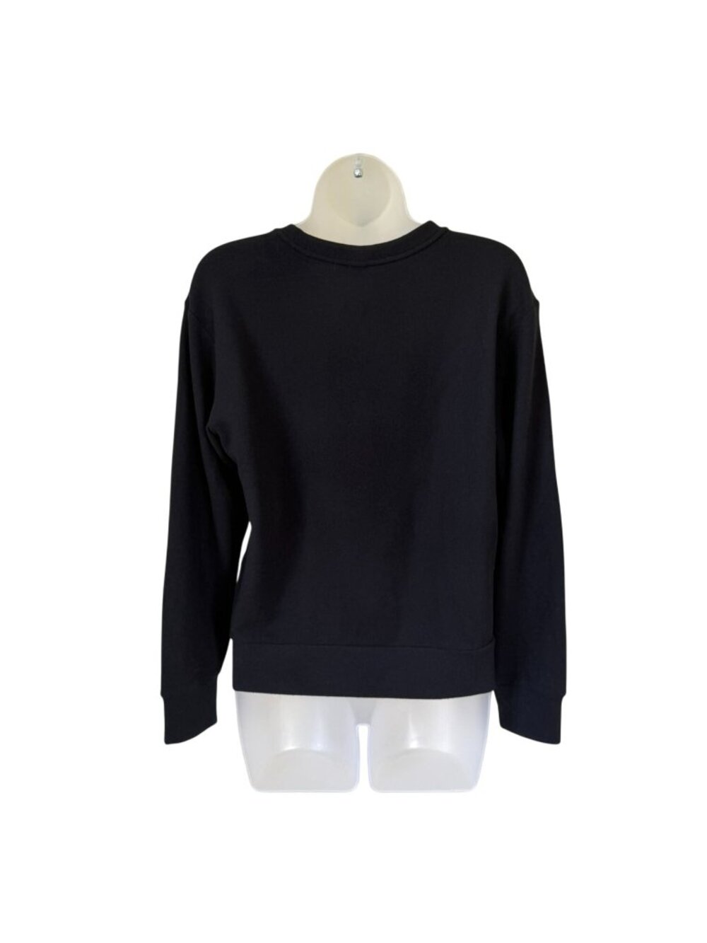 UNIQLO Black Crewneck Long Sleeve Sweater Women's Size XXS - Picture 2 of 7